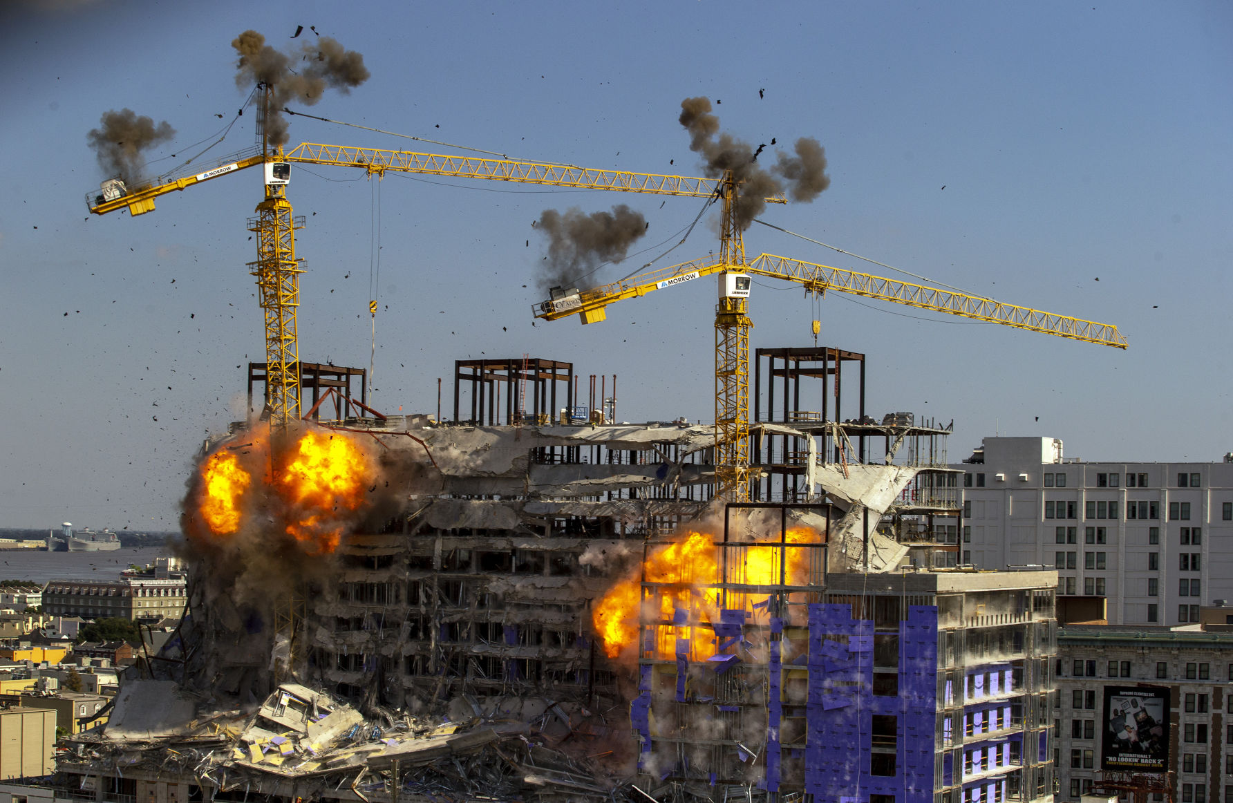 APTOPIX Crane Demolition